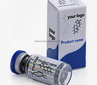 Boîte en papier imprimée avec plateau blister pour flacon en verre de 10 ml et emballage d'huiles essentielles
