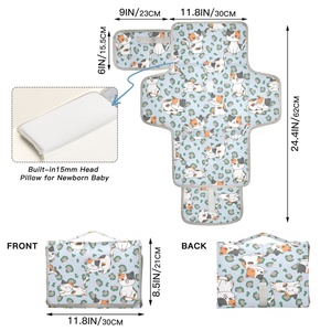 Cambiador de Bebé Extensible Personalizado, Impermeable, Portátil, para Viajes, Cambiador de Pañales para Bebé - Product Image 4