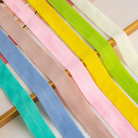 Spandex vêtements replier bordure biais reliure ceinture sangle en Nylon bande latérale sangle élastique pour vêtement couture bricolage