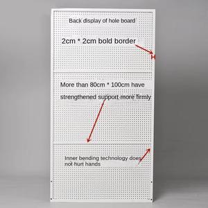 Heavy-Duty thân thiện với môi kim loại Pegboard hiển thị đứng giá treo tường cài đặt 5-10kg công suất cho nhà để xe công cụ móc - Product Image 4