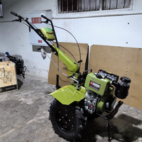 Mini-machines agricoles à moteur diesel pour jardins agricoles, motoculteur rotatif pour vergers et machine de travail du sol