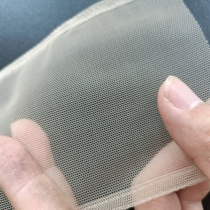 Kain jaring renda Swiss tidak terlihat transparan HD 1 Yard penutup renda bahan dasar-Wig alat pembuat ekstensi - Product Image 1