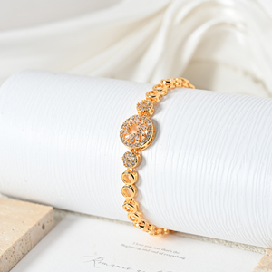 Chaîne et bijoux en <span class=keywords><strong>or</strong></span> plaqué 18 carats, style rétro, fin, imperméable, chaîne de tennis, chaînettes et bracelets pour femme - Product Image 4