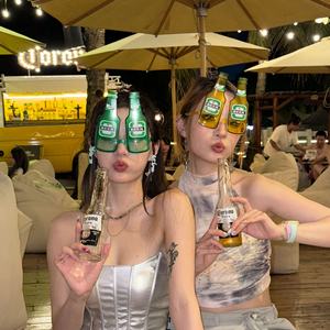 <span class=keywords><strong>Bouteille</strong></span> <span class=keywords><strong>de</strong></span> vin Costume Photobooth fête accessoire vacances plage Oktoberfest événement <span class=keywords><strong>de</strong></span> mariage fournitures <span class=keywords><strong>de</strong></span> fête <span class=keywords><strong>bouteille</strong></span> vin <span class=keywords><strong>bière</strong></span> lunettes <span class=keywords><strong>de</strong></span> soleil - Product Image 2