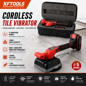 Outils multifonctionnels pour la pose de carreaux en céramique, machine à poser les carreaux électrique automatique DIY, vibrateur manuel pour la pose de carreaux, vibrateur à batterie - Product Image 1