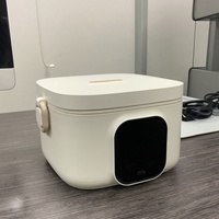 Nouvelle boîte à lunch pour bébé rechargeable en acier inoxydable 304 de 500 ml, avec batterie USB, affichage numérique LED, minuteur pour voiture, utilisation domestique et extérieure, 8
