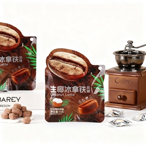 Caramelos Duros en Caja Recubiertos de Café Negro Sin Azúcar con Sabor a Café Helado y Latte de Coco Refrescante a Base de Hierbas Naturales - Product Image 5