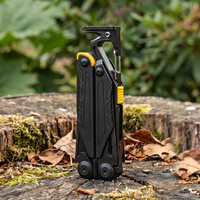Couteau pliant multifonctionnel noir 17-en-1 NEUF pour l'extérieur, 339g, multi-outils avec marteau pour le camping, la réparation, la randonnée