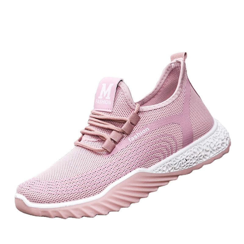 Модная простая дизайнерская Студенческая спортивная обувь для бега на плоской подошве для женщин