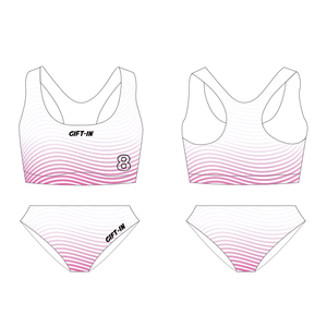 ชุดบิกินี่วอลเลย์บอลชายหาดสำหรับผู้หญิง พิมพ์ลายแบบซับลิเมชั่นเต็มตัว สีไล่ระดับ ผลิตจากโพลีเอสเตอร์ผสมสแปนเด็กซ์ แห้งเร็ว เหมาะสำหรับวอลเลย์บอลชายหาด - Product Image 5