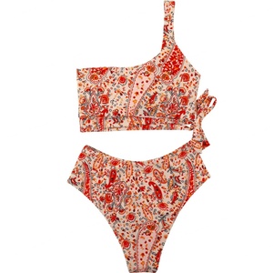 Traje de Baño Bikini Mini Sexy Personalizado de Fabricante, de Alta Calidad, Color Sólido, Moda de Playa, Tanga, Estampado Floral - Product Image 2