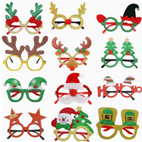 Ensemble de serre-têtes et lunettes de Noël, accessoires de fête de Noël, accessoires de photomaton de Noël pour enfants et adultes, cadeaux de fête de fin d'année