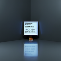 Écran graphique industriel Jinghuidi de 3,2 pouces, matrice de points 160x160, fond blanc, texte noir, module LCD rétroéclairé par LED