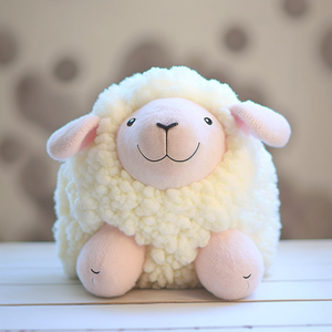 Greenmart Porte-clés Mouton de Pâques unisexe GRS Polyester Recyclé GOTS Jouet Doux PP Coton Rempli Animal en Peluche Cadeau pour Enfants - Product Image 4