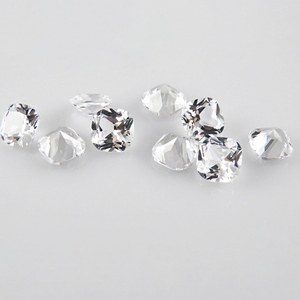 5A tổng hợp <span class=keywords><strong>Corundum</strong></span> đệm cắt <span class=keywords><strong>12</strong></span> # Trắng Sapphire <span class=keywords><strong>Corundum</strong></span> lỏng đá quý đệm hình dạng phòng thí nghiệm tạo ra <span class=keywords><strong>Corundum</strong></span> - Product Image 5