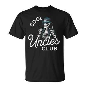 Camiseta Cool Uncles Club Skeleton Uncle para hombre - Product Image 1