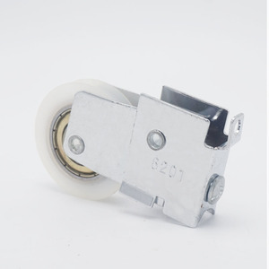 U Groove Nhựa Nylon Tráng Trượt Hanger Cổng Phần Cứng Bánh Xe Ròng Rọc - Product Image 6