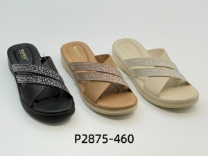 Sandales de style bohème bon marché d'usine pour femmes, chaussures de plage à semelle souple avec brides croisées, chaussures de marche polyvalentes pour le printemps et l'automne - Product Image 1
