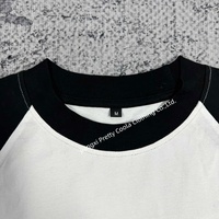 T-shirt à manches longues pour homme, sportif, en tricot ample, imprimé sur mesure MT1443, 100% coton, respirant