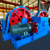 Treuil électrique à double tambour 2JZ, capacité 10 tonnes, 800 m, avec câble en acier pour équipement de suspension minière