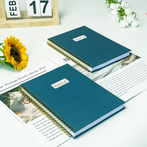 סיטונאי מותאם אישית A5 Pu עור קו מחברת יומן מותאם אישית מתכנן כריכה קשה מחברת ספירלה - Product Image 3