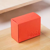 Boîtes d'emballage ondulé en papier kraft brun personnalisé avec logo personnalisé avec fermeture à glissière