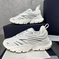 Chaussures de sport d'hiver pour hommes de marque de créateur haut de gamme, style lacets, respirantes, à la mode, pour la marche, motif Gingham, idéales pour le dropshipping