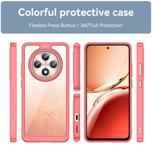Resistente antiurto ibrido duro acrilico PC posteriore morbido TPU custodia con 4 angoli interni per Oppo Reno12 <span class=keywords><strong>FS</strong></span> 5G - Product Image 2