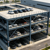 Estructura de Acero para Estacionamiento de Vehículos de Carga Pesada, Edificio de Estacionamiento de Acero Prediseñado, Membros de Acero para Proyectos de Ingeniería Civil