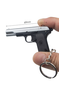 พวงกุญแจโลหะผสมสังกะสีรุ่นปืน TT33 <span class=keywords><strong>Tokarev</strong></span> ขนาด 7.0 ซม. ของสะสม ของขวัญ - Product Image 6