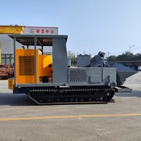 Machine à coffrage mobile pour béton, pour le formage de bordures et de caniveaux routiers, et la construction de canaux de drainage autoroutiers