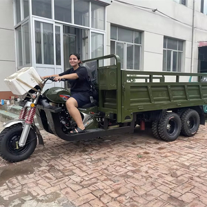 Nuevo <span class=keywords><strong>Triciclo</strong></span> de Carga a Gasolina 2026 de 350cc con Diseño de 9 Ruedas, Capacidad de <span class=keywords><strong>400cc</strong></span>, Vehículo de Transporte de Carga Pesada para Uso Industrial - Product Image 1