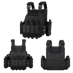 เสื้อกั๊กพรางตัวแบบถอดประกอบเร็ว กระเป๋าคาดอกแบบซิปกันน้ำ อุปกรณ์ป้องกันทางยุทธวิธีสำหรับกิจกรรมกลางแจ้ง ทำจากโพลีเอสเตอร์ - Product Image 5