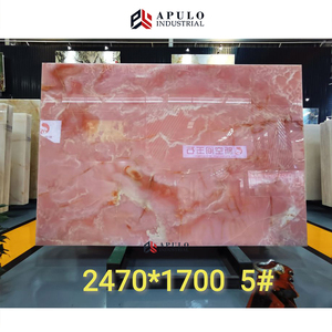 Ý Thiên Nhiên Màu Hồng Rosa Rosalia Aurora Tầng Tường Nền Rose Gold Italy Sàn Onyx Tĩnh Mạch Đá Cẩm Thạch Gạch Và Tấm Lớn - Product Image 6