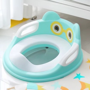 Siège de toilette d'apprentissage pour tout-petits avec coussin antidérapant grand format et marchepied – Entraîneur de toilette sécurisé pour bébés garçons et filles - Product Image 1