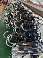 136-174MHz VHF 4 piles 4 baies 4 antennes dipôles pliées avec répartiteur/diviseur de puissance
