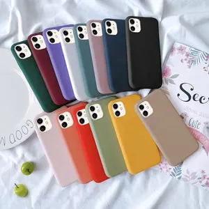 Funda de silicona a prueba de golpes para iPhone, funda suave de alta calidad a prueba de golpes para iPhone 11 12 8, XR XS 7 6 pro, 2020