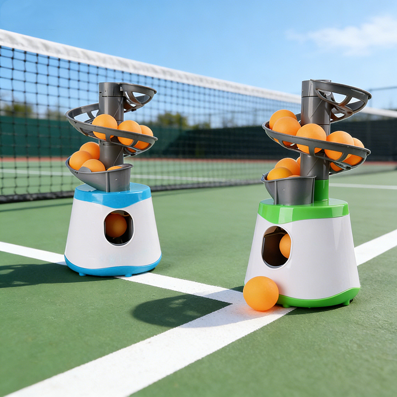 Sport Game Gift Racquet Sport Battery Plastic Ping Pong Ball Throwing Machine Table Tennis Balls Launcher