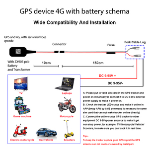 Dễ dàng để sử dụng Kích thước nhỏ 4g + 2G <span class=keywords><strong>GPS</strong></span> TV máy tính xách tay <span class=keywords><strong>Tracker</strong></span> GT06 cho Châu Phi DC 9-90V phổ cho Ebike/xe máy/xe tay ga/xe - Product Image 2