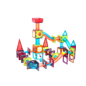 Venda Quente Conjunto de Blocos Magnéticos DIY para Crianças Brinquedo Educativo Seguro em Plástico ABS Moderno para Montar - Product Image 6