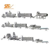 Machine extrudeuse professionnelle entièrement automatique à double vis en acier inoxydable pour la fabrication d'aliments pour animaux de compagnie (chiens et chats) 140-1000 kg/h