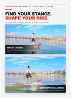 Planche de surf électrique à propulsion par jet pour