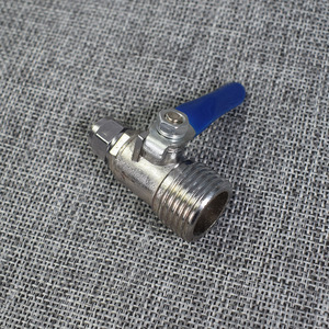 Metal Ball Valve 4 In To 2 In Male Thread <b>Water</b> <b>Dispenser</b> Faucet Accessory For <b>Water</b> Purifier - Product Image 1