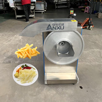 ANXU Industriële Commerciële Volledig Automatische Fruit- en Groentesnijmachine Pomp SUS304 RVS Hoge Kwaliteit Bloemmolen