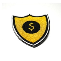 Patchs brodés personnalisés à repasser ou à coudre sur tissu, badge brodé pour sweat-shirt avec dos adhésif