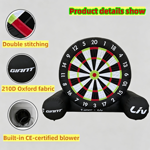 Feidu FD16 Tablero de dardos inflable gigante de payaso para fútbol, juego de fútbol al aire libre, objetivo para fiestas, carnavales, grado comercial 210D - Product Image 3