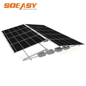 SOEASY-sistema de estructura pv, trípode de techo plano, montaje de panel solar triangular fijo