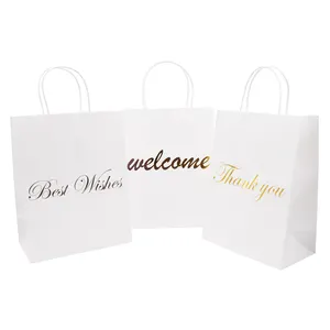 Manufacturer Supplier Custom Printed Chinese New Year Thank You Paper Gift Packaging Bag