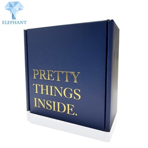 Caja de Envío para Vasos de Chupito de Papel Corrugado con Relieve Brillante Estándar Personalizada - Product Image 4