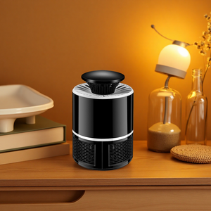 Lámpara LED Antimosquitos de 365nm con Fotocatalizador de Onda Púrpura, Diseño Biónico 3D, Eliminación Física, Bandeja Antiescape, Silenciosa para el Hogar - Product Image 1